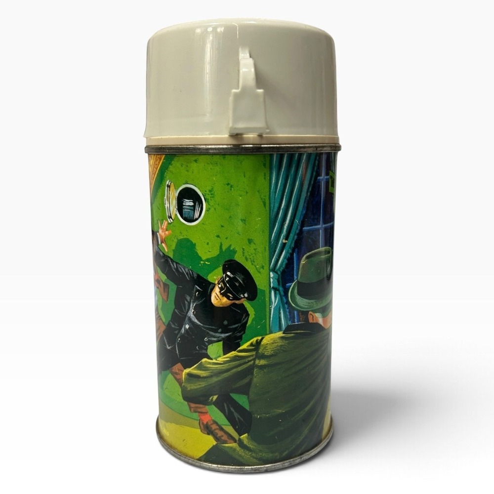 Vintage 1967 The Green Hornet Thermos No 2819 TV Show Collectible Kato Bruce Lee - Picture 6 of 11